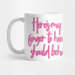 Mean Girls Raise your Right Finger Mug